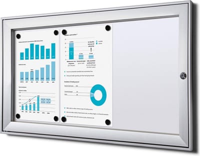 Indoor Vergrendelbaar Notitiebord SCS 3x A4 B1 Gecertificeerd - Syna SCS3XA4B1