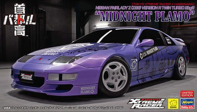 Hasegawa Modelbouwpakket Auto - 52471 Tokyo Xtreme Rr - Nissan Fairlady Z Z32 Version R Twin Turbo 2by2 - Midnight Plamo Plastic - 1:24 - Modelbouw