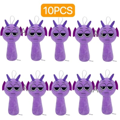 10-20 stuks Sprunki Pluche Speelgoed Zachte Knuffel Cartoon Kussen Kindercadeau Kerst Verjaardag