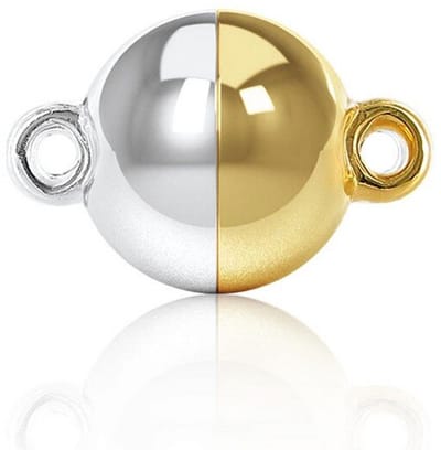 Luna-Pearls - 667.0306 - Sieradensluiting - Dames - 925er Zilver ve Roségouduld - 6mm