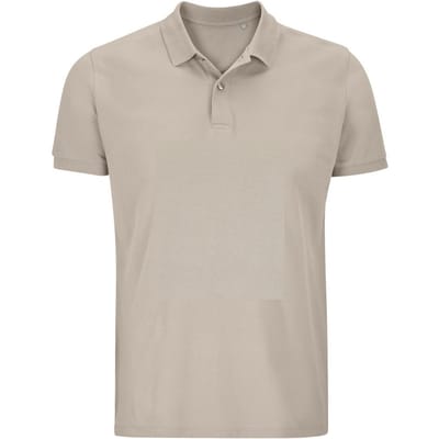 SOLS Heren Planet Piqué Biologisch Poloshirt (Touw)