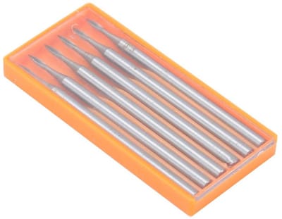 Graveerset Wolfraamstaal - Precisie Frezen - Fijn Graveerwerk - CNC Precisie - 6 Delig 1.2-2.1mm - Metaal
