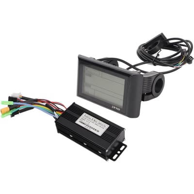 Kit contrôleur de moteur de vélo électrique 26A DC 24V 36V 48V Dissipation de la chaleur Panneau d'affichage LCD Sans balais
