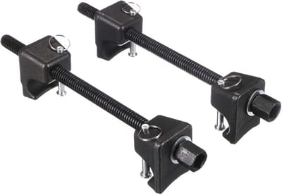 Veercompressorset Heavy-Duty 380 mm | 2-delig met borgpen | In koffer