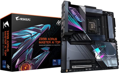 GIGABYTE Z890 AORUS MASTER AI TOP Moederbord - Intel Z890 - Intel LGA1851 - DDR5 RAM - Extended ATX