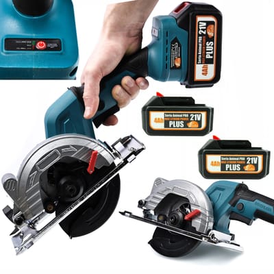 Rosfix Cirkelzaag BB21V - Accu Cirkelzaag 21V Borstelloze Motor - 125mm, 2x4Ah Batterij - Voor Hout