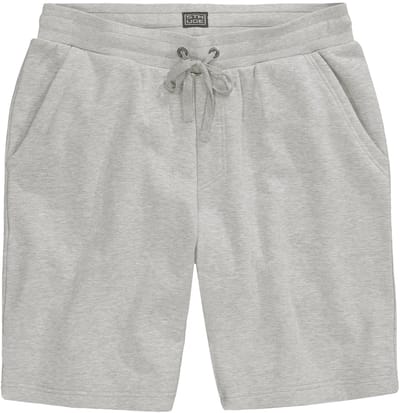 STHUGE - Heren - Sweatbermuda basic fit elastische band - Grijs melange - Maat 6XL