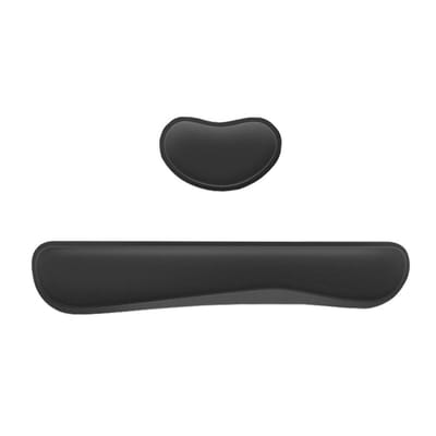 Ergonomische polssteun - Gel-polssteun - Toetsenbord Polssteun - Toetsenbord en Muis - oor ontlasting van de pols - Kantoor - Anti-slip - voor laptop- computer- kantoor en thuis - zachte en ergonomische polssteun