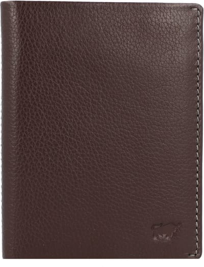 Braun Büffel Prato Portemonnee RFID Leer 10 cm - Jongens - Staand formaat - d. braun