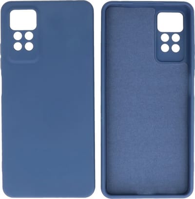 Fashion Backcover Telefoonhoesje - Color Hoesje - Geschikt voor de Xiaomi Redmi Note 11 Pro 5G 2022 - Navy