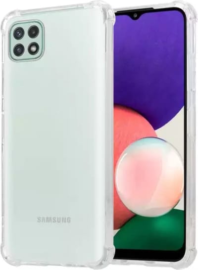 Hoesje Geschikt voor Samsung Galaxy A22 5G Anti Shock silicone back cover - Transparant hoesje