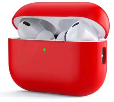 New Age Devi - Siliconen case - geschikt voor Airpods Pro - Wijn-rood
