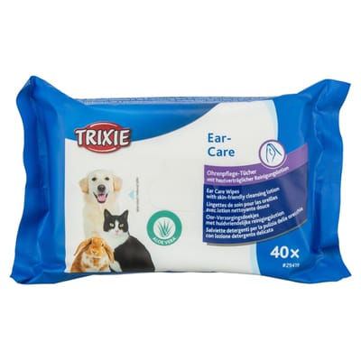 Trixie oorverzorgingsdoekjes 40 stuks voor honden en katten