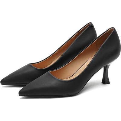 Mode Eenvoudige Effen Kleur Pumps Dames Laag Uitgesneden Puntige Neus Naaldhakken Hoge Hakken Dames Elegante Damesschoenen 40