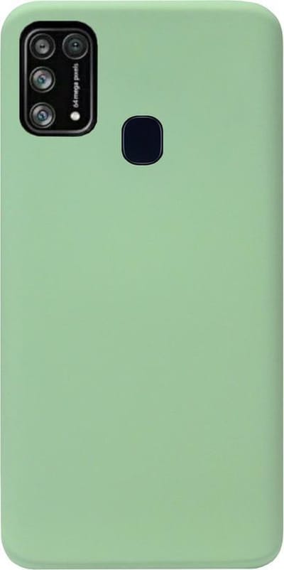 ADEL Premium Siliconen Back Cover Softcase Hoesje Geschikt voor Samsung Galaxy M31 - Lichtgroen