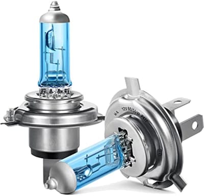 H4 Halogeenlamp - 5000K Warm Wit Licht voor Motorfiets en Auto - Vervangingsset (2 stuks)