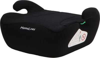 MamaLoes Noor Zwart 125-150 cm i-Size Booster