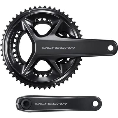 Shimano Ultegra R8100 12s Hollowtech Ii Crankstel Zwart 170 mm / 52/36t