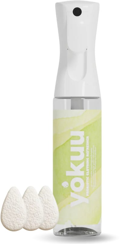 YOKUU - Probiotische Textielverfrisser - 1 Fles + 3 Pearls - Sunny Meadow - Vrij van Schadelijke Chemicaliën