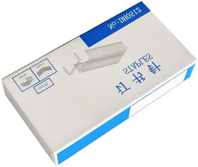 Nietjes - Kantoor benodigdheden - Papier organiseren - Duurzaam metaal - 1000 stuks - Zilver