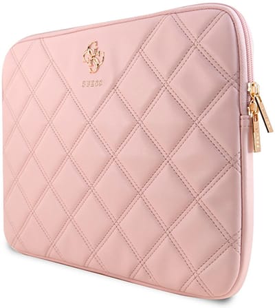 Guess - Laptophoes - Quilted 4G - Roze - 14 inch