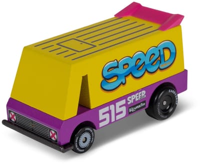 Candycar Toons - Speed vandal - houten voertuig - 3+