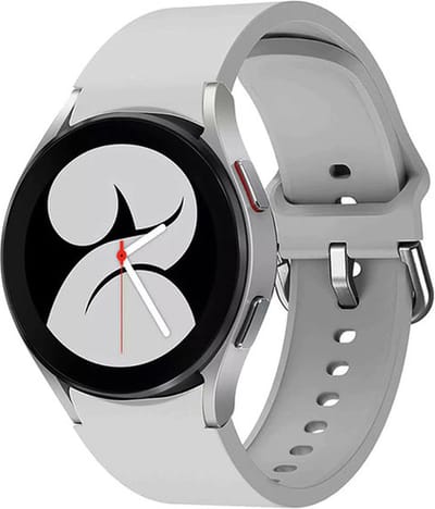 Shop4 - Bandje voor Samsung Galaxy Watch 42mm - Siliconen Luxe Grijs