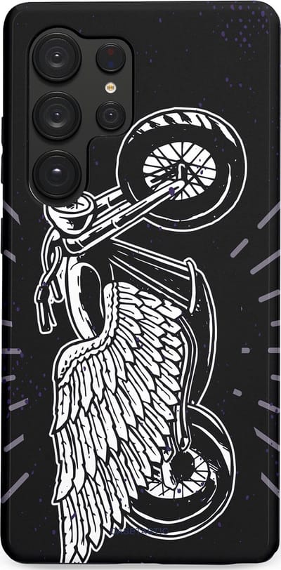 Casetastic Hoesje Geschikt voor Samsung S25 Ultra - Stijlvolle Beschermende Duo-layer Case - Retro highway