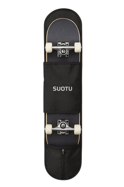 Suotu Draagtas voor Skateboard - 80X20CM - Volwassenen Skateboards - Skateboardaccessoires - Zwart