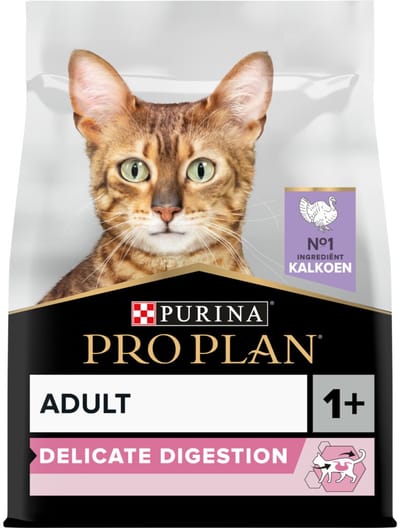 Pro Plan - Katten - Droogvoer - Adult - Delicate Digestion Kalkoen - 2 x 1,5kg