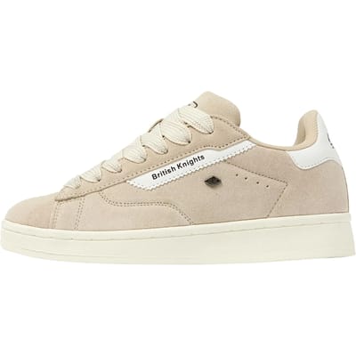 British Knights - Ezo Dames Sneakers Laag - Maat 37 - Beige - Suede - Vrouwen Schoenen