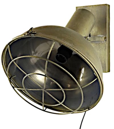 Non-branded Wandlamp Mattijn 34,5 X 31,5 X 36,5 Cm Rvs Goud