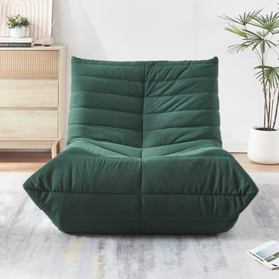 Relaxstoel Kodsø lounge fauteuil 75x90x100 cm groen [en.casa]