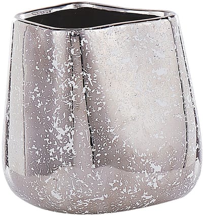 CIRTA - Decoratieve vaas - Zilver - Keramiek