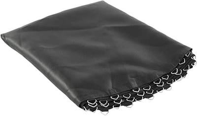 Vervangende Springmat - Trampoline Mat - Buiten Spelen - 8 Rijen Veiligheidsnaden - 80 Gespen - Zwart