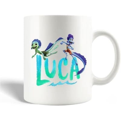 Mug - MANIACASE - Luca Disney Film - Porcelaine - Céramique - Cylindrique blanc