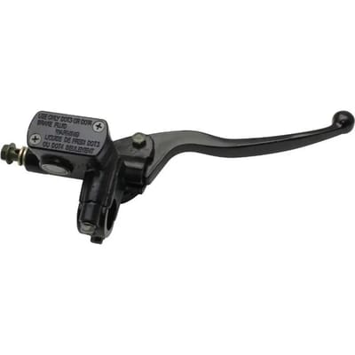 hoofdremcilinder voorrem zwart p2r voor motorfiets dot4 banjo schroef Ø10mm steek 125 nieuw