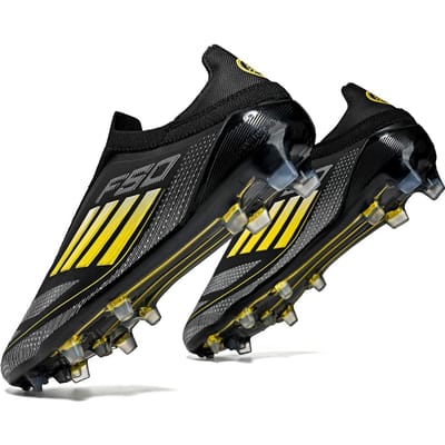 Lichte ademende heren voetbalschoenen FG lange noppen buitenshuis indoorsport schoenen bieden super sterke grip 35