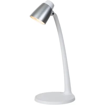 Lucide Bureaulamp Ludo Wit Zilver 4,5w