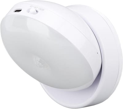 Draaibaar LED Nachtlampje met Bewegingssensor en Oplaadbare Batterij - Draadloos Kast-/Trapverlichting