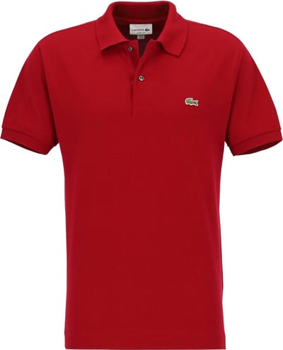 Lacoste Classic Fit polo - bordeaux rood