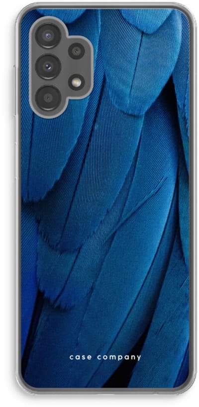 Case Company® - Hoesje geschikt voor Samsung Galaxy A13 4G hoesje - Pauw - Soft Cover Telefoonhoesje - Bescherming aan alle Kanten en Schermrand