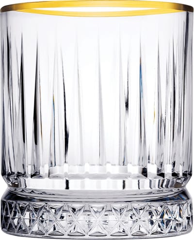 Pasabahce – tumbler – Elysia – gouden rand – goud – set van 4 – 355 ml