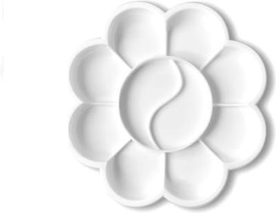 Meyco verfpalet bloemvorm - 14cm - Kunststof