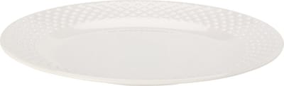 Cookinglife Ontbijtbord - Melamine Wit Voor Ontbijt En Dessert - Breakfast Plate - Breukbestendig Lichtgewicht - 21 cm