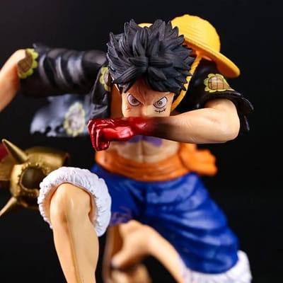 Anime One Piece Luffy Actiefiguur Blaas Knielend Twee Stijlen Verzamelfiguur Decoratie Model Speelgoed Verjaardagscadeaus Anime Figuur