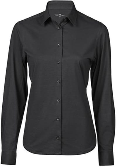 Tee Jays - WomenÂ´s Active Stretch Shirt - Black maat L