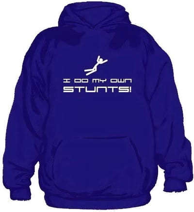 Hybris I Do My Own Stunts-hoodie SH-3-10145-H3-15