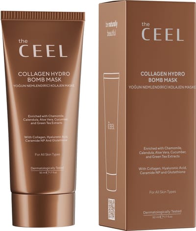 The CEEL Collagen hydro bomb mask - Collageen peel-off gezichtsmasker - Afpelpaar collageen masker - Hydraterend & poriënreinigend 50 ml