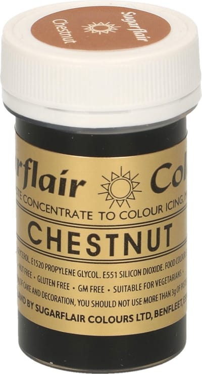 Sugarflair Spectral Concentrated Paste Colours Voedingskleurstof Pasta - Kastanjebruin - 25g